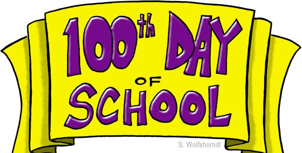 Image result for image of 100th day of school