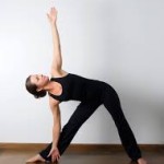 Model Yoga Pose